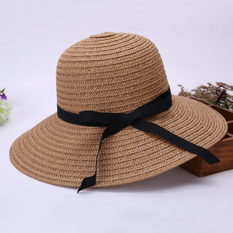Fashionable Folding Woven Beach Hat