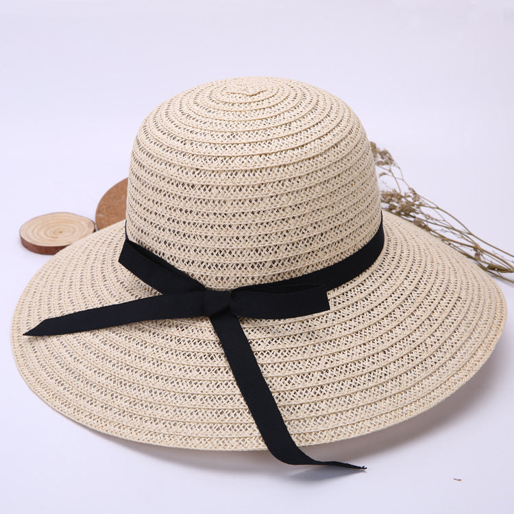 Fashionable Folding Woven Beach Hat