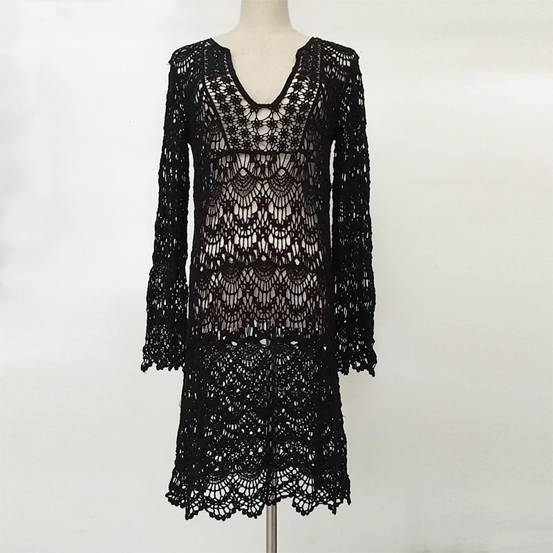 Asian Lace Beach Resort Swimsuit Cover-Up