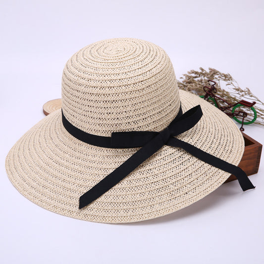 Fashionable Folding Woven Beach Hat